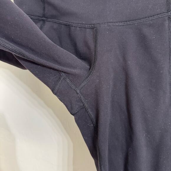 Lululemon Gather & Crow Crop Leggings Black Size 4 - Picture 3 of 11